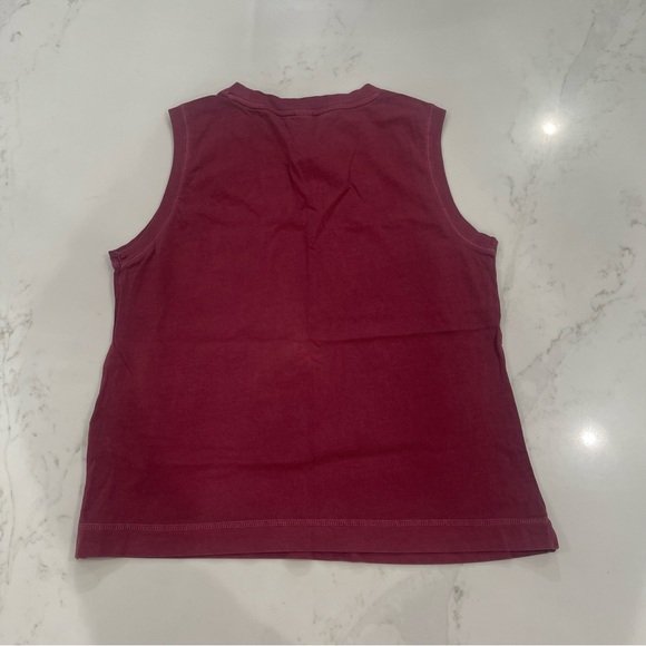 NWOT Old Navy Sleeveless Burgundy Top with Pocket - Picture 9 of 12